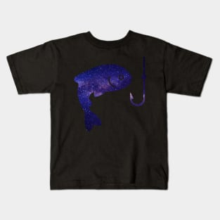 GALAXY FISH Kids T-Shirt